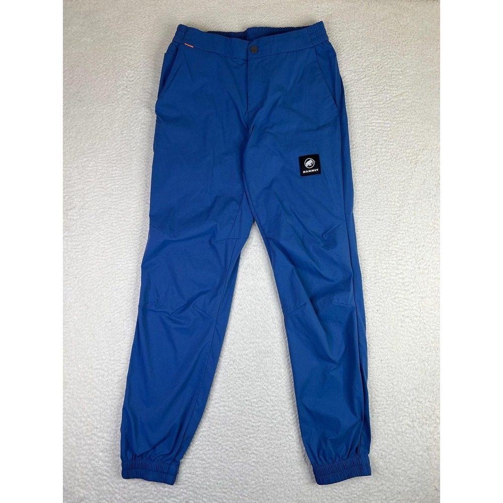 Mammut Pants Mens 30 Blue Massone Light Elastic Waist Climbing 1022-01651